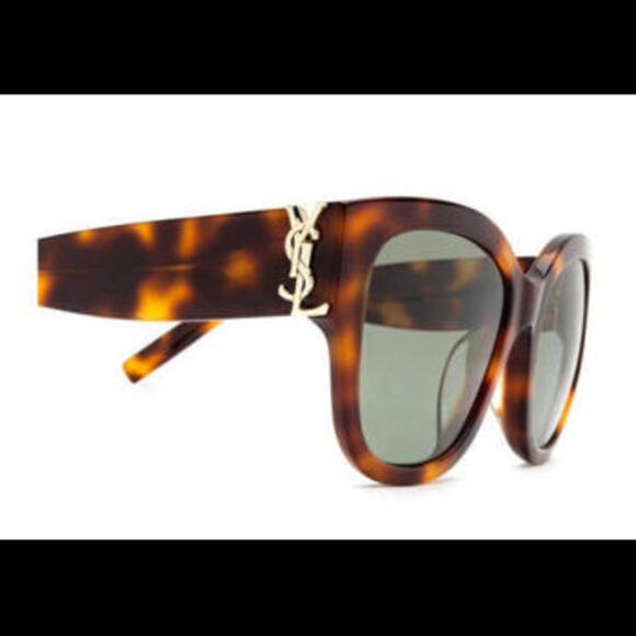 Saint Laurent Monogram SL M95/F 003 56-20-145 Oversized Cat Eye Sunglasses - Picture 3 of 3